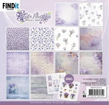 First Blossoms 8x8 Papers, 18 sheets
